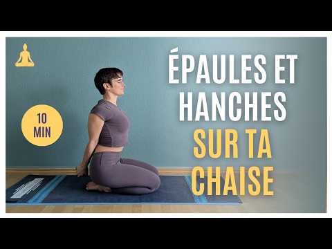 Étirements sur ta chaise de bureau | 10 min en tenue de travail